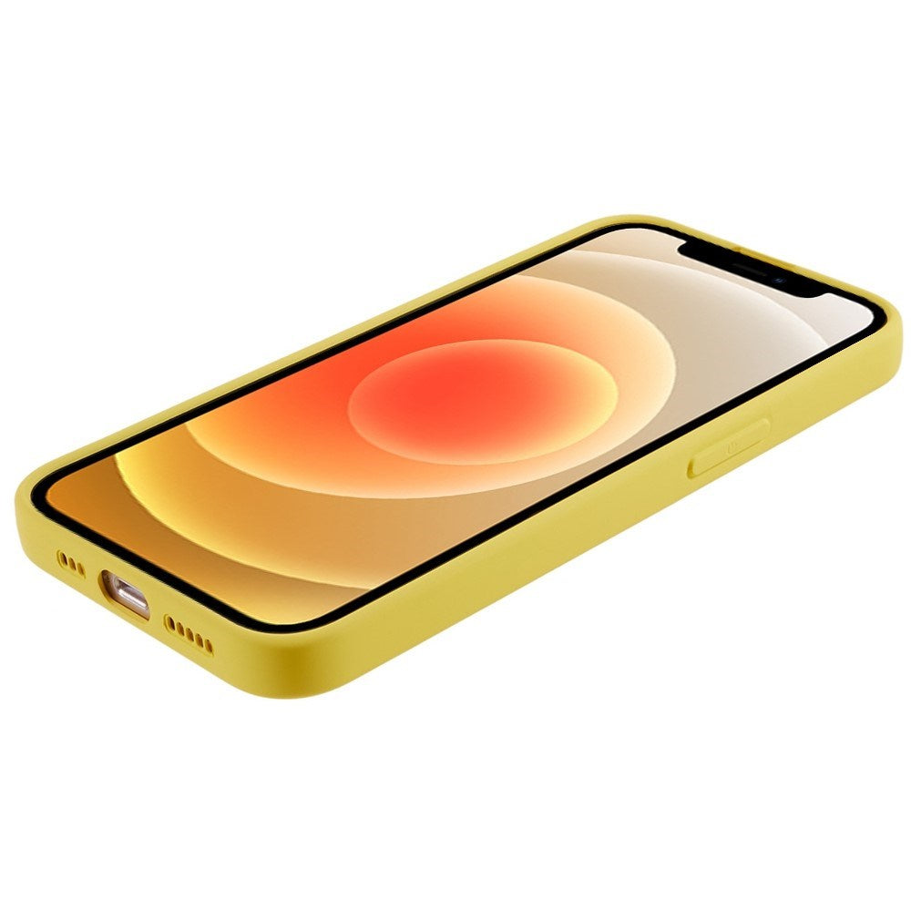 EIDERWOOD iPhone 12 Mini Fleksibelt Plast Mobil Cover - Gul