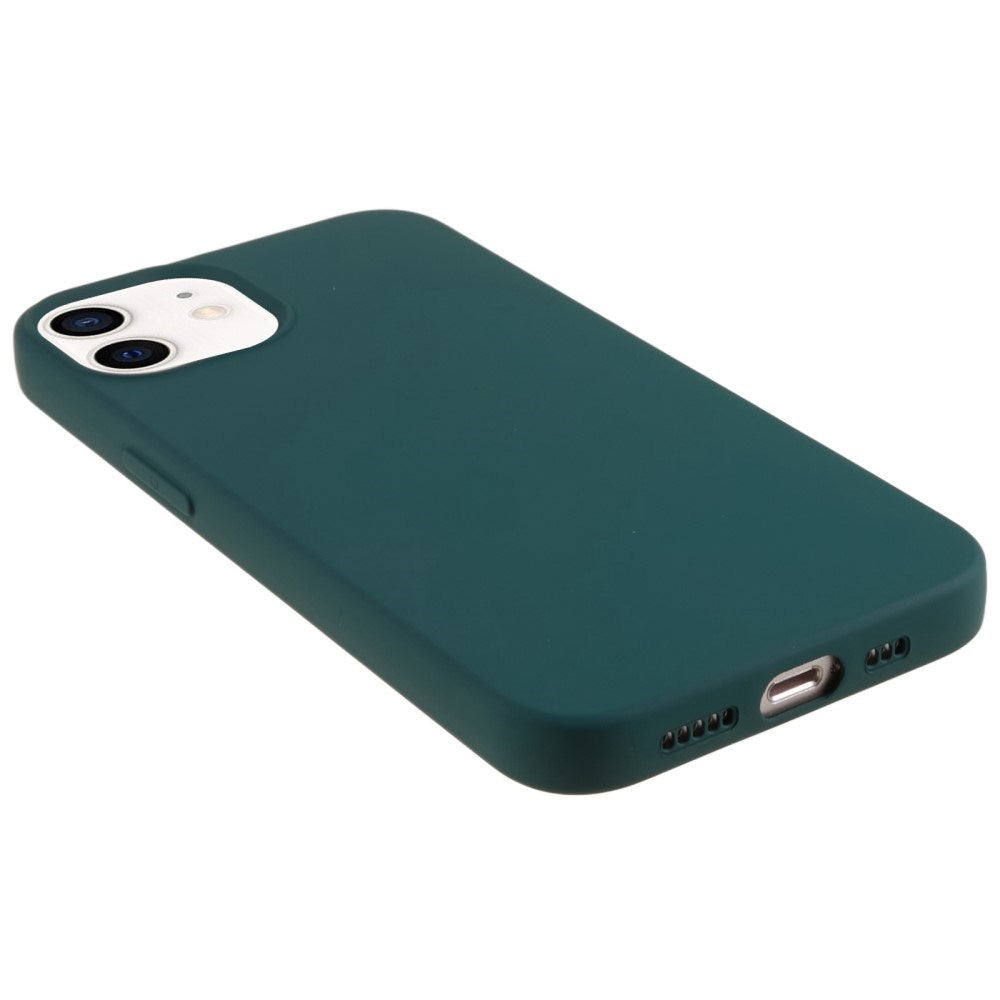 EIDERWOOD iPhone 12 Mini Fleksibelt Plast Mobil Cover - Mørkegrøn