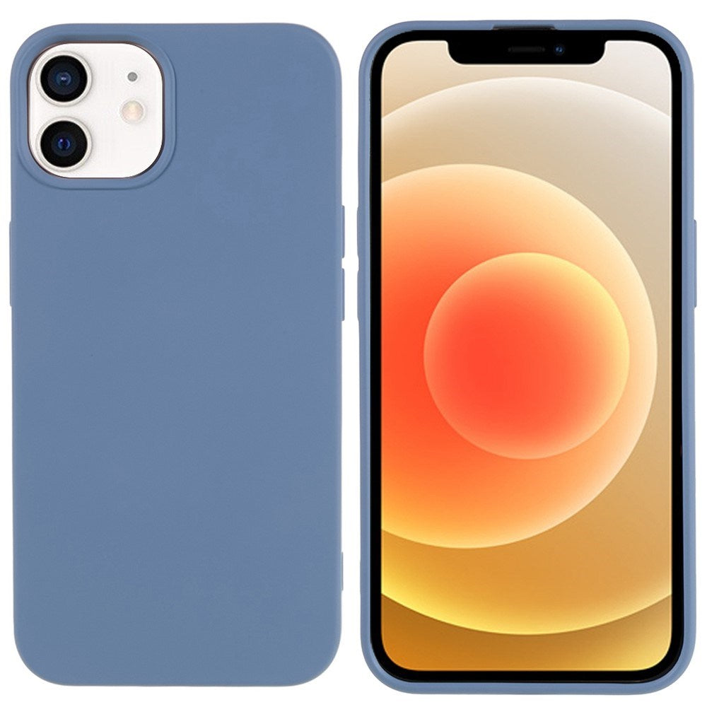 EIDERWOOD iPhone 12 Mini Fleksibelt Plast Mobil Cover - Lyseblå