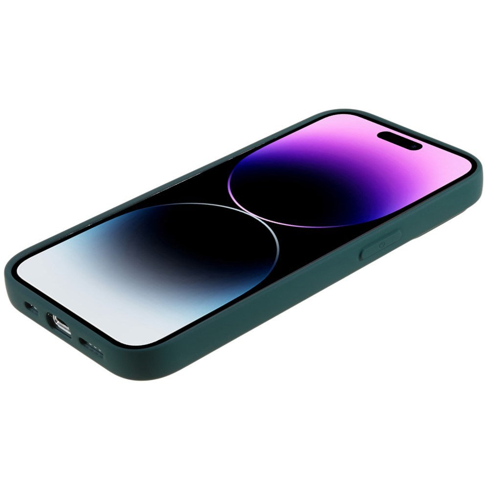 EIDERWOOD iPhone 14 Pro Max Fleksibelt Plast Mobil Cover - Mørkegrøn