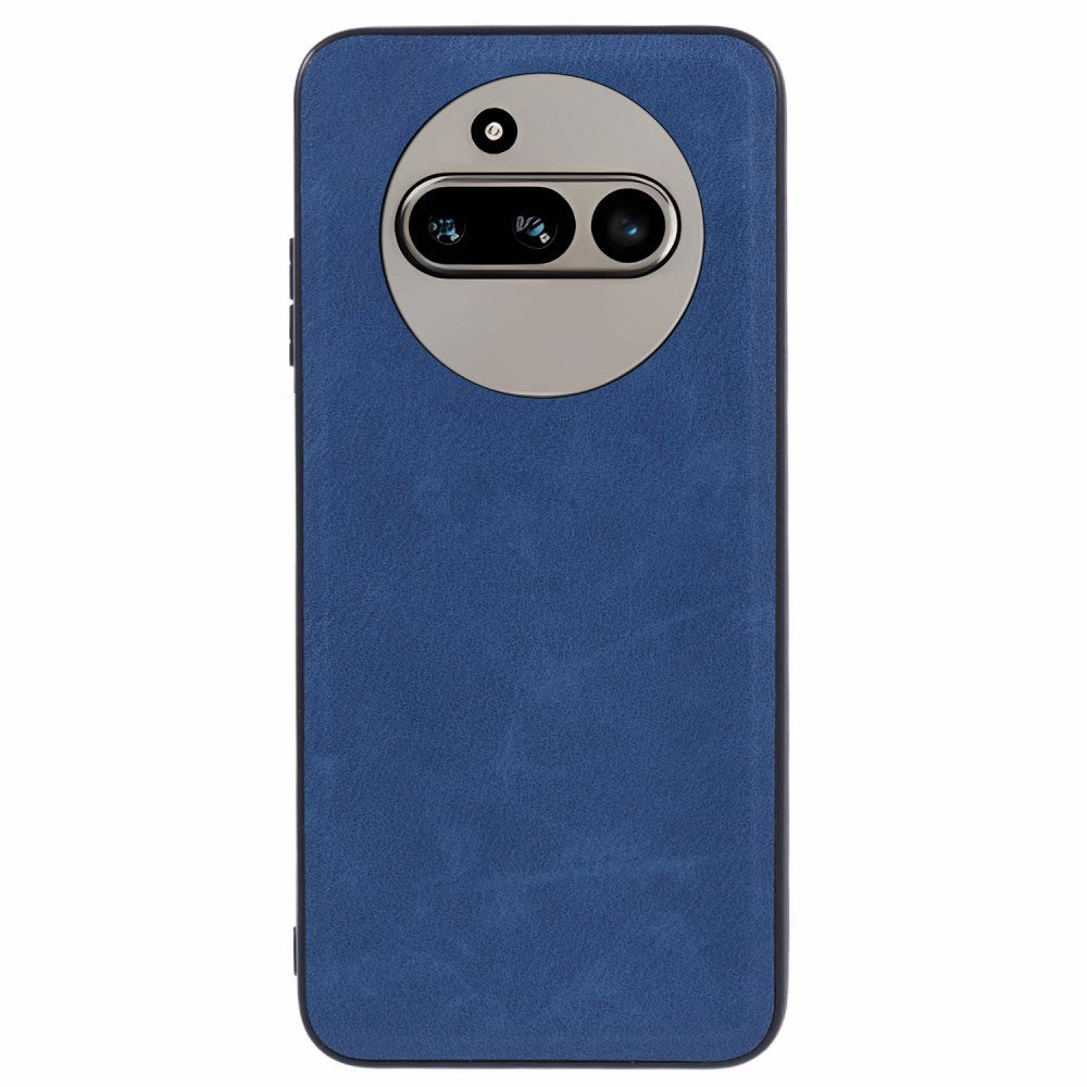 EIDERWOOD Nothing Phone (3a) Kunstlæderbelagt Plastik Bagside Cover - Blå