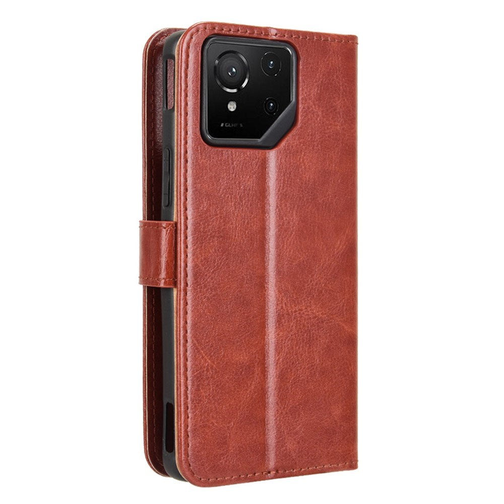 EIDERWOOD - Asus ROG Phone 9 (5G) / 9 Pro (5G) - Kunstlæder Flip Cover m. Kortholder & Ståfunktion - Brun
