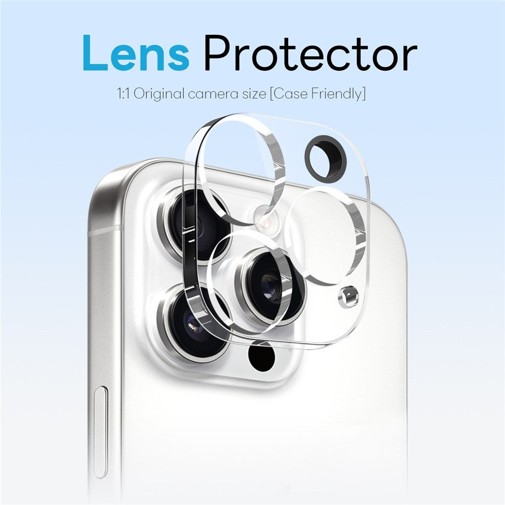 iPhone 16 Pro NORTHJO 360° Beskyttelsessæt - Kameralinseglas - Skærmbeskyttelsesglas - Hybrid Mobil Cover - MagSafe Kompatibel - Gennemsigtig