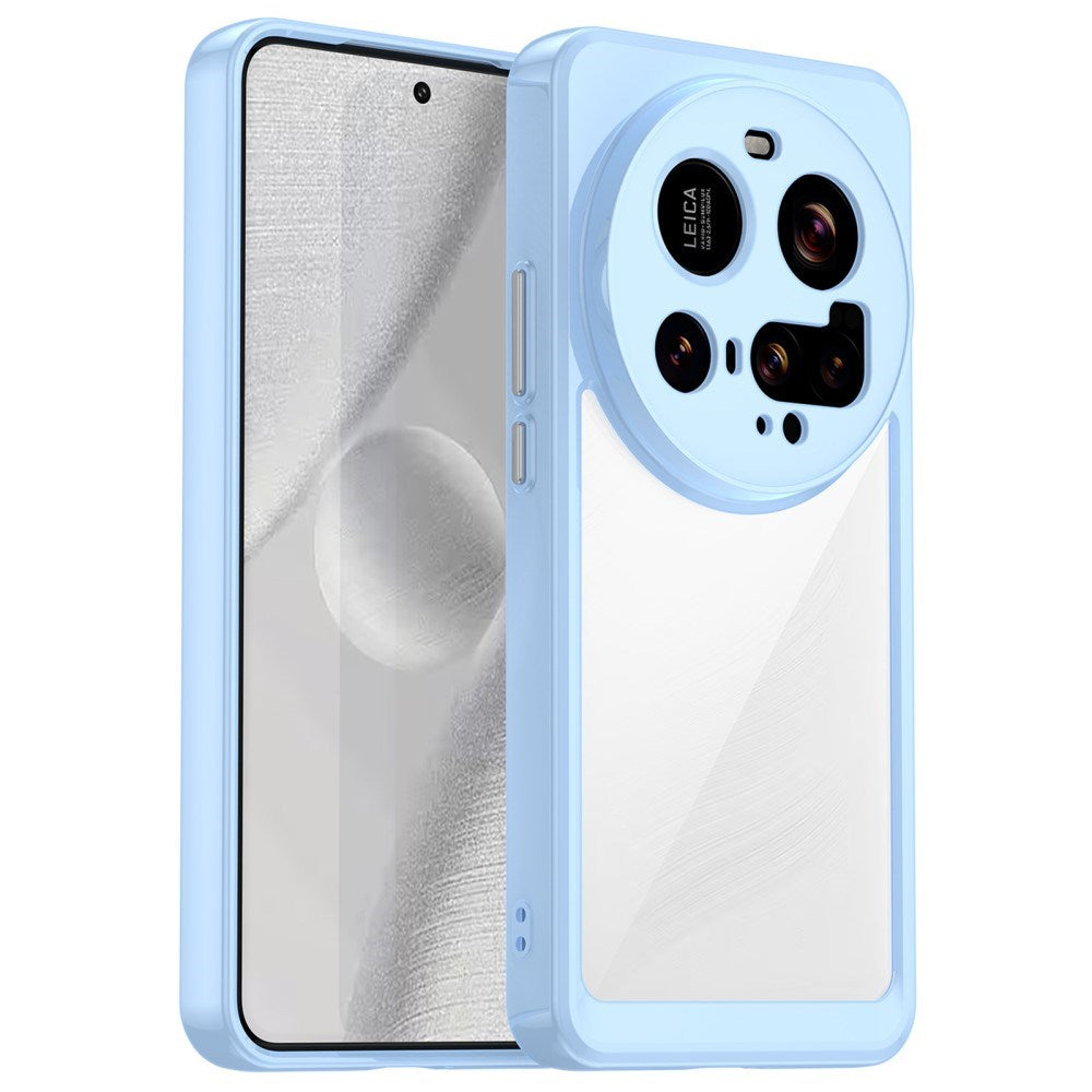 EIDERWOOD - Xiaomi 15 Ultra - Hybrid Plastik Cover - Gennemsigtig / Blå