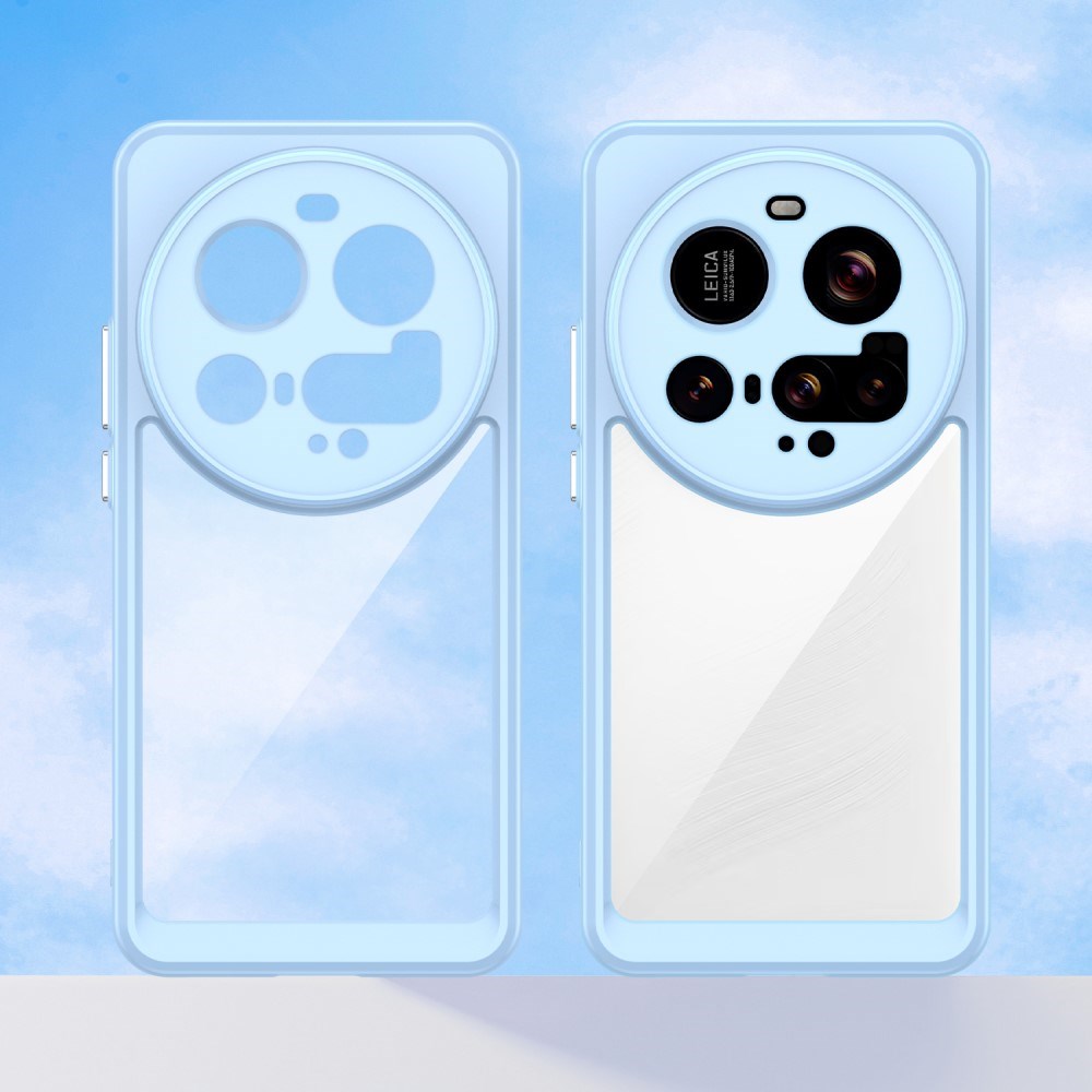 EIDERWOOD - Xiaomi 15 Ultra - Hybrid Plastik Cover - Gennemsigtig / Blå