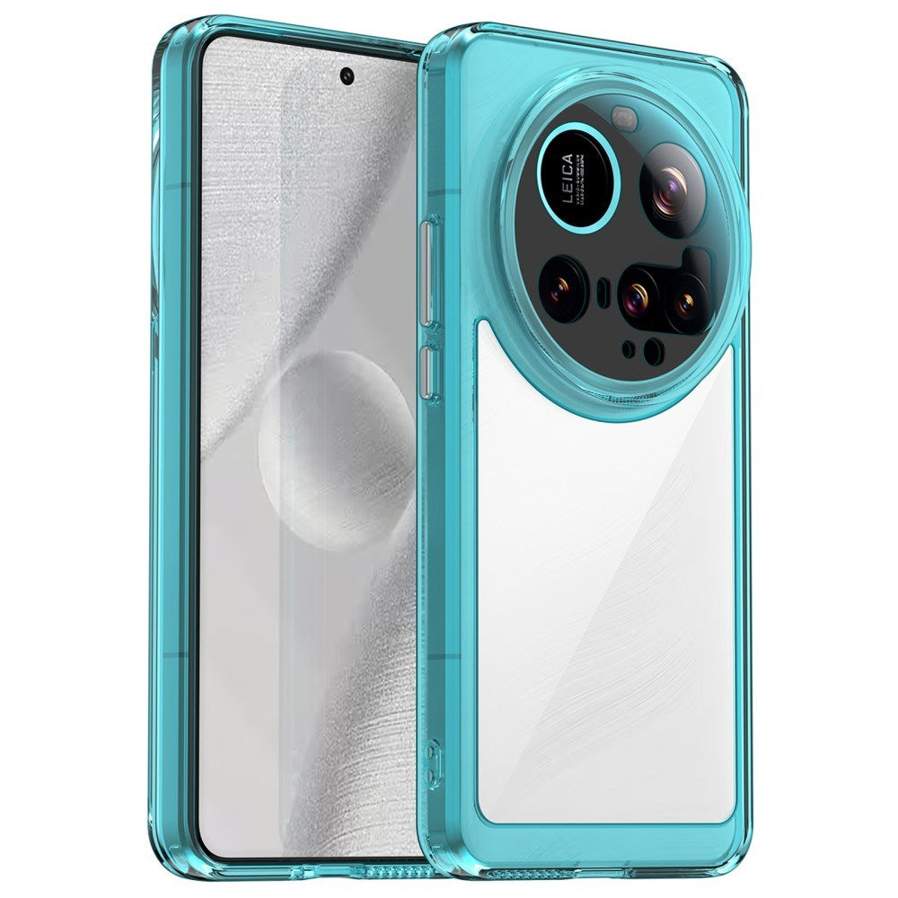 EIDERWOOD - Xiaomi 15 Ultra - Hybrid Plastik Cover - Gennemsigtig / Turkis