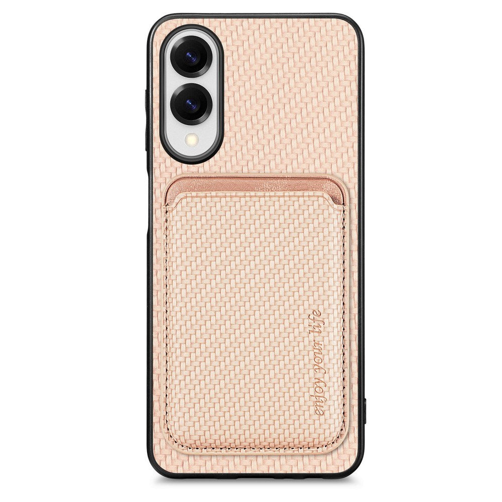 EIDERWOOD Samsung Galaxy S25 Edge Mobil Cover m. Aftagelig Kortholder - Beige