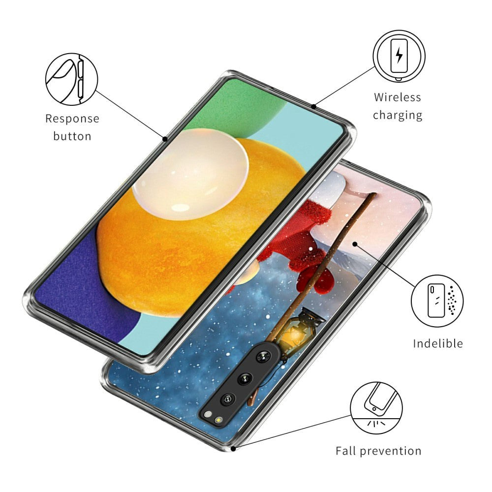 Sony Xperia 5 IV TPU Plast Mobil Julecover - Snemand