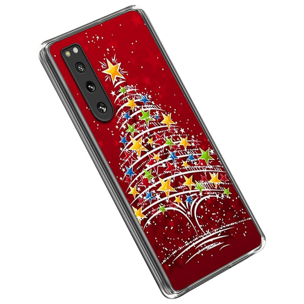 Sony Xperia 5 IV TPU Plast Mobil Julecover - Juletræ
