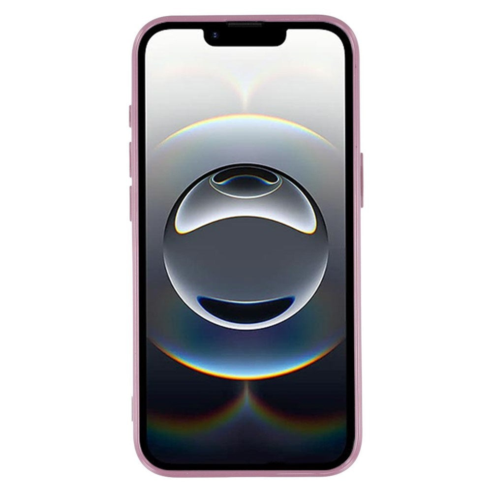 EIDERWOOD IPhone 16e Fleksibelt Plastik Mobil Cover m. Glimmer - Lyserød