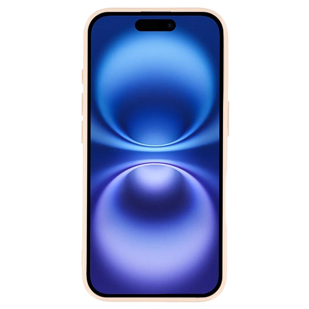 EIDERWOOD IPhone 16 Fleksibelt Plastik Mobil Cover m. Glimmer - Beige