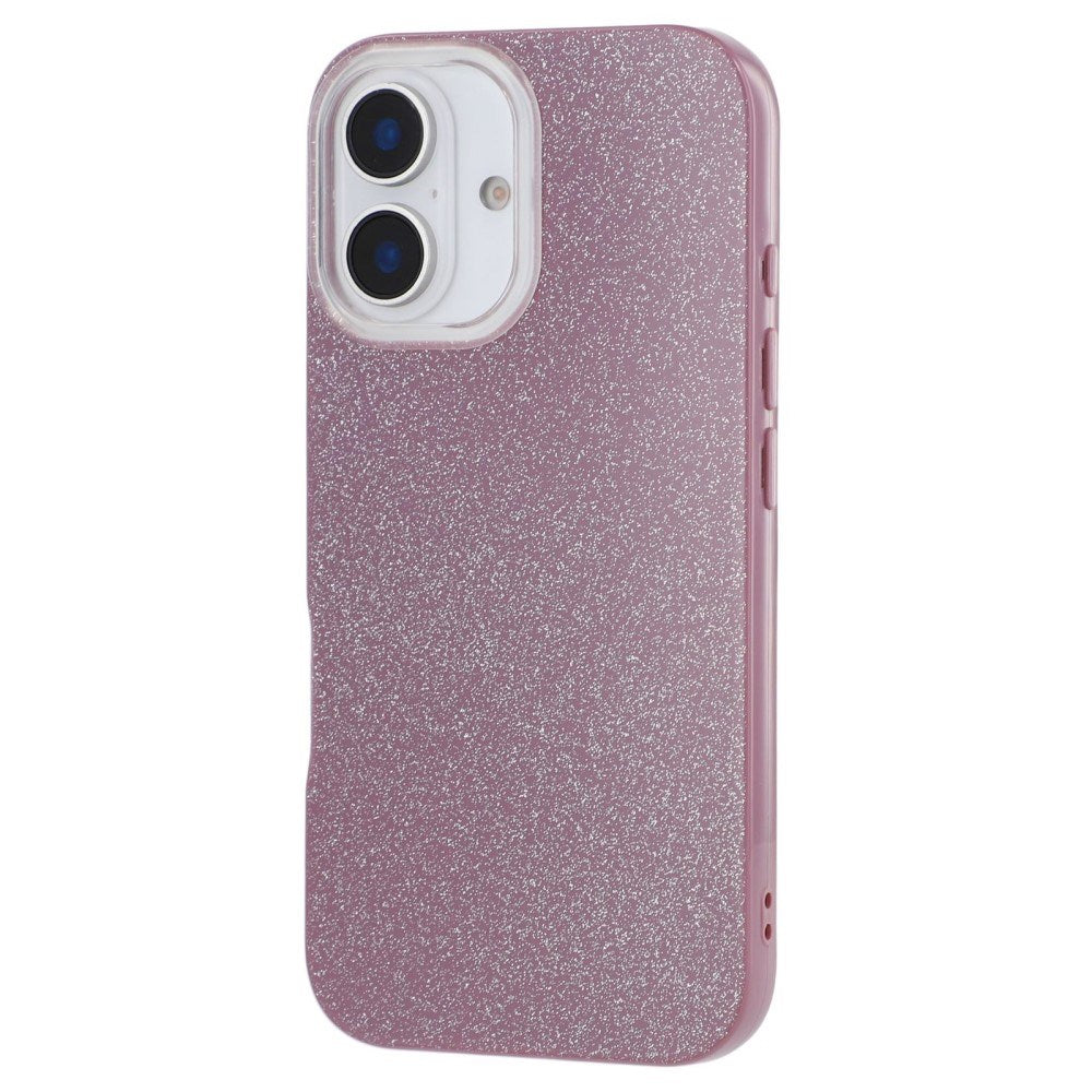 EIDERWOOD IPhone 16 Fleksibelt Plastik Mobil Cover m. Glimmer - Lilla