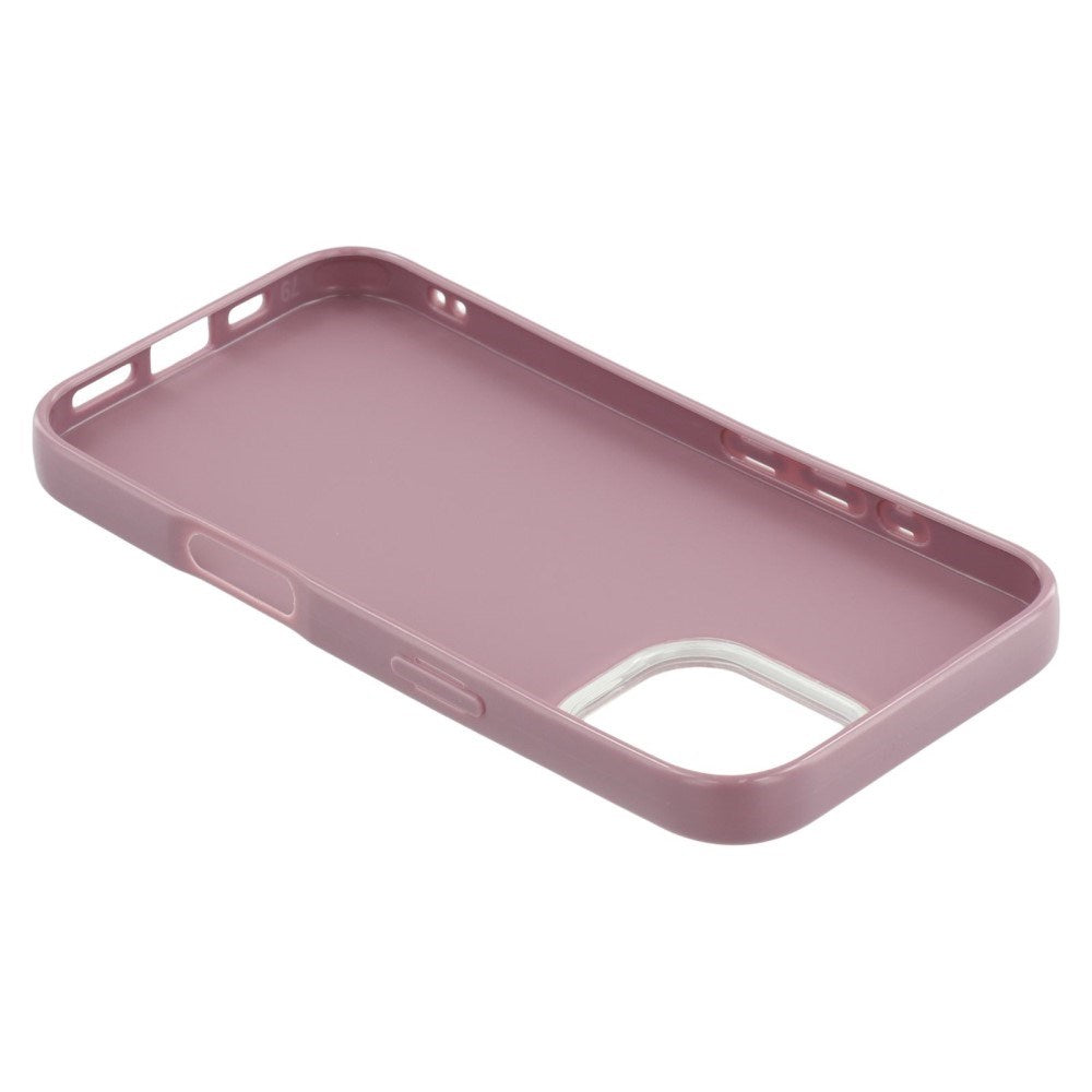 EIDERWOOD IPhone 16 Fleksibelt Plastik Mobil Cover m. Glimmer - Lilla