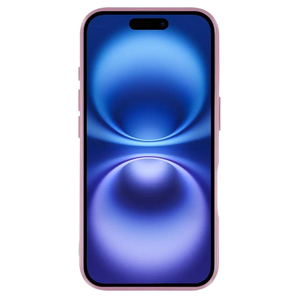 EIDERWOOD IPhone 16 Pro Fleksibelt Plastik Mobil Cover m. Glimmer - Lilla