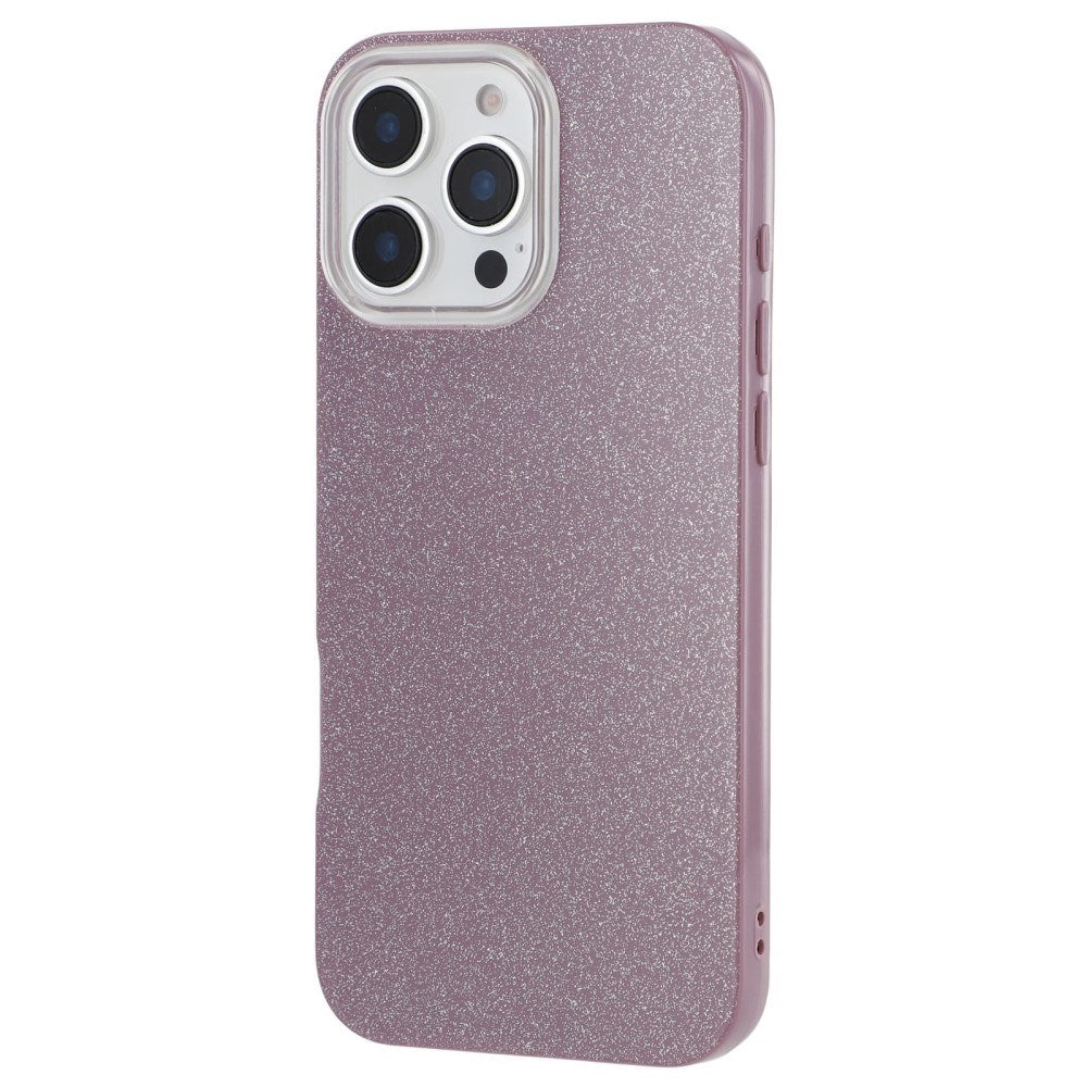 EIDERWOOD IPhone 16 Pro Fleksibelt Plastik Mobil Cover m. Glimmer - Lilla