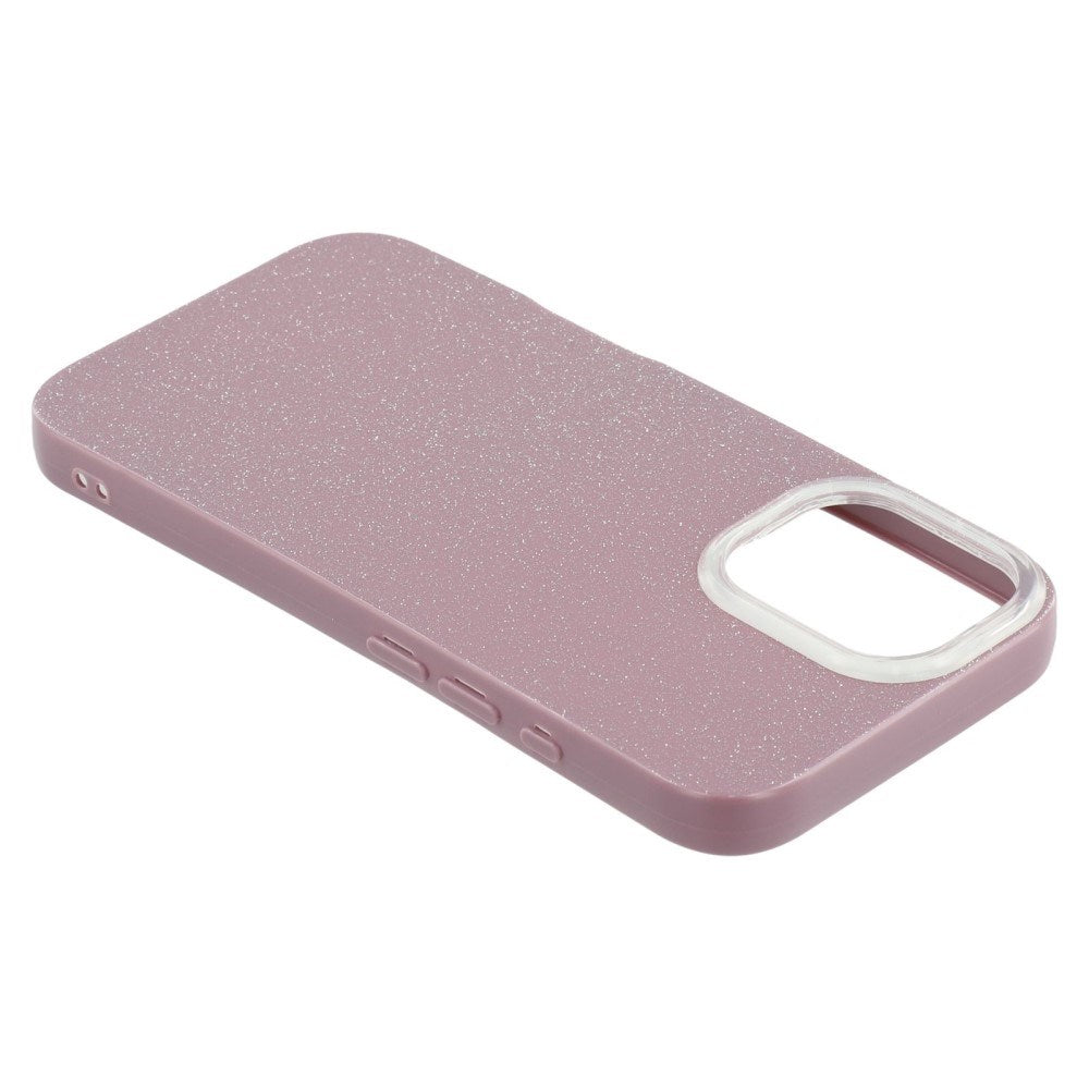 EIDERWOOD IPhone 16 Pro Fleksibelt Plastik Mobil Cover m. Glimmer - Lilla