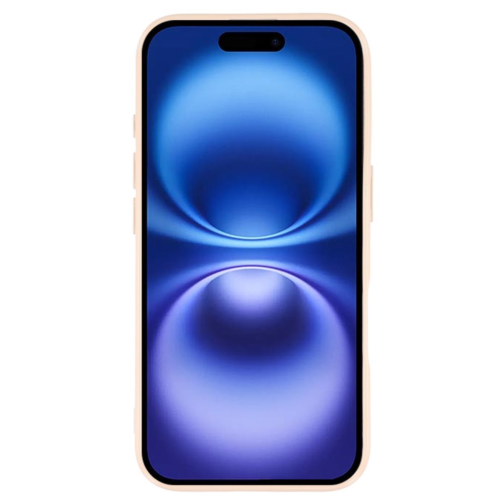 EIDERWOOD IPhone 16 Pro Fleksibelt Plastik Mobil Cover m. Glimmer - Beige