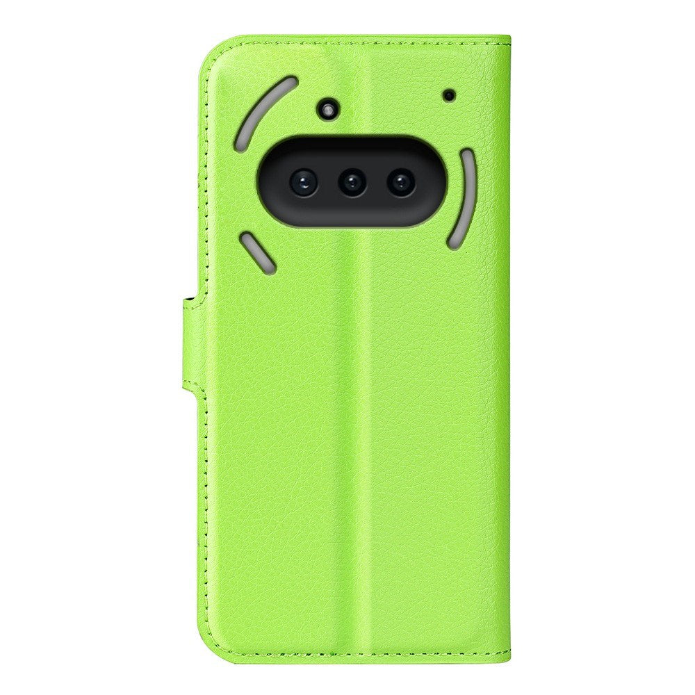 EIDERWOOD - Nothing Phone (3a) - Kunstlæder Flip Cover m. Kortholder & Ståfunktion - Grøn