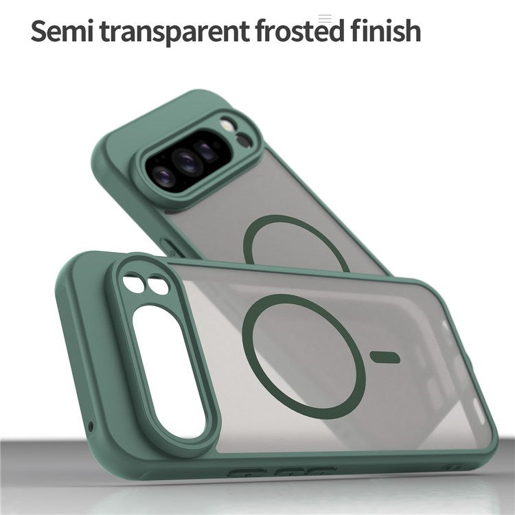 Google Pixel 10 Pro XL - EIDERWOOD Hybrid Plastik Cover - MagSafe Kompatibel - Grøn