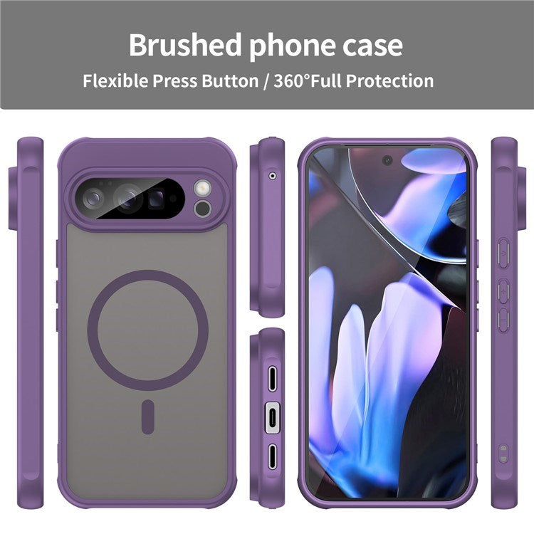 Google Pixel 10 Pro XL - EIDERWOOD Hybrid Plastik Cover - MagSafe Kompatibel - Lilla