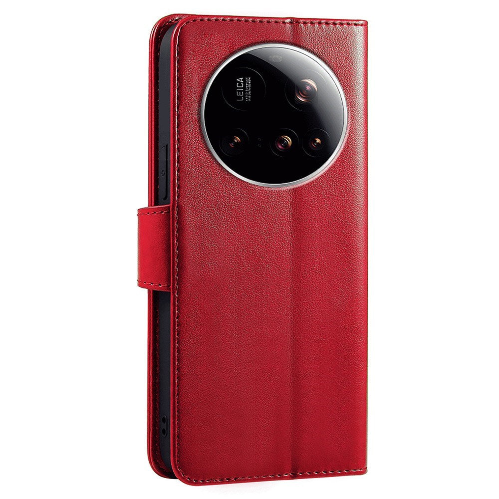 EIDERWOOD - Vegansk Læder Flip Cover - Xiaomi 15 Ultra - Rød