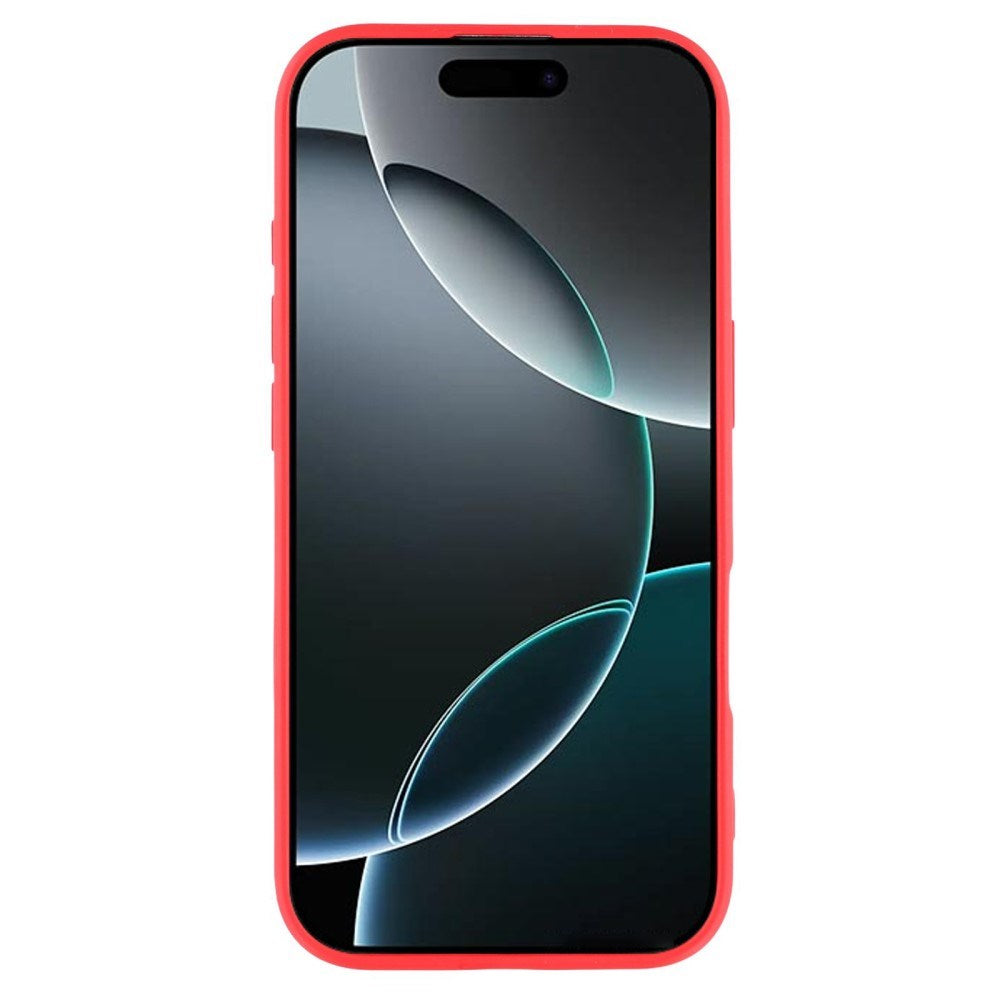 EIDERWOOD iPhone 16 Pro Hybrid Mobil Cover inkl. Kickstand m. Spejl - Rød