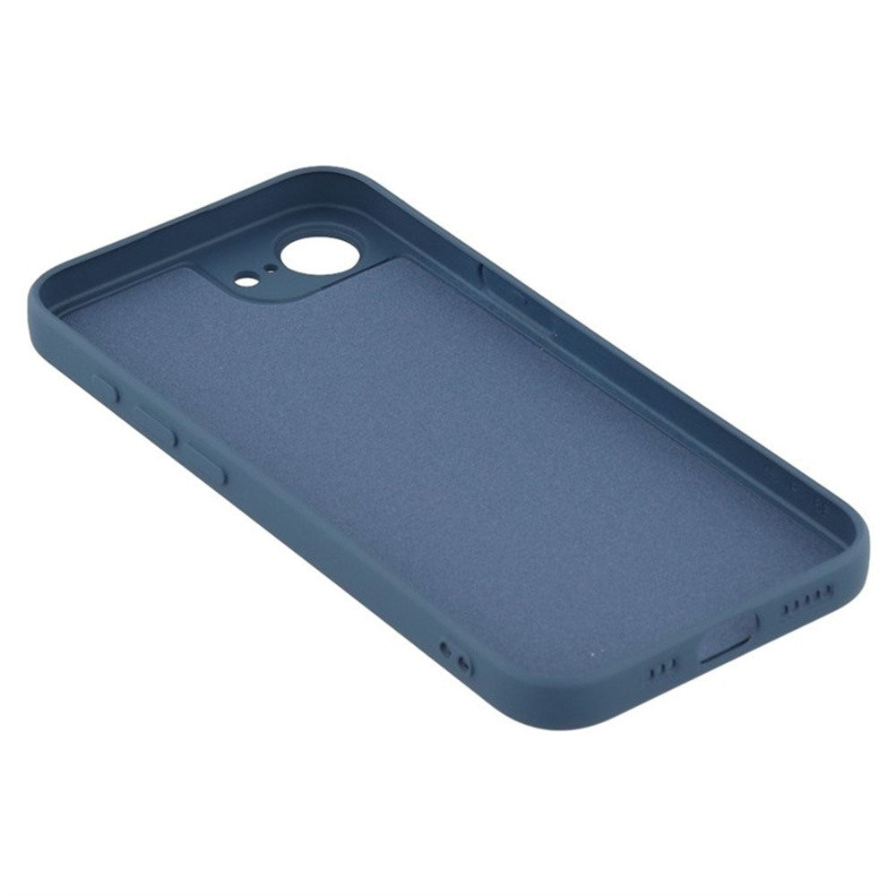 iPhone 17e / 16e Beskyttelsessæt m. Fleksibelt Plast Mobil Cover & Skærmbeskyttelse - Blå