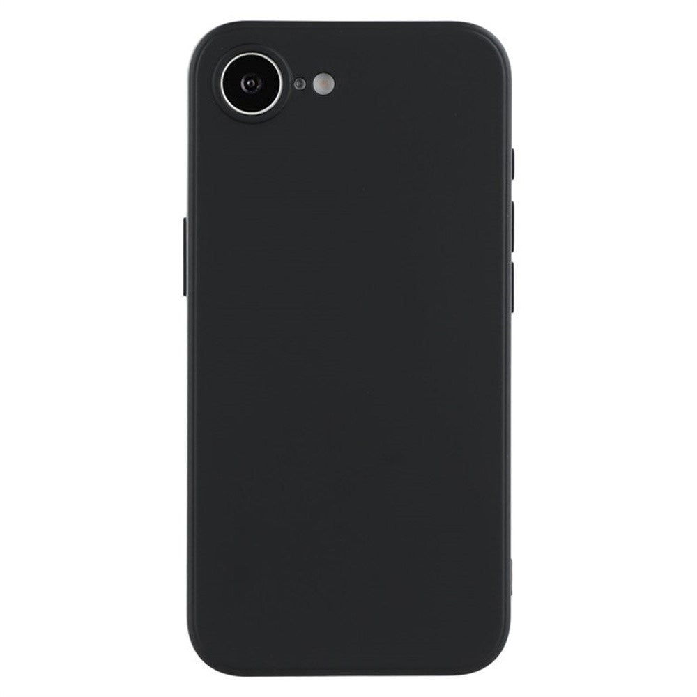 iPhone 17e / 16e Beskyttelsessæt m. Fleksibelt Plast Mobil Cover & Skærmbeskyttelse - Sort