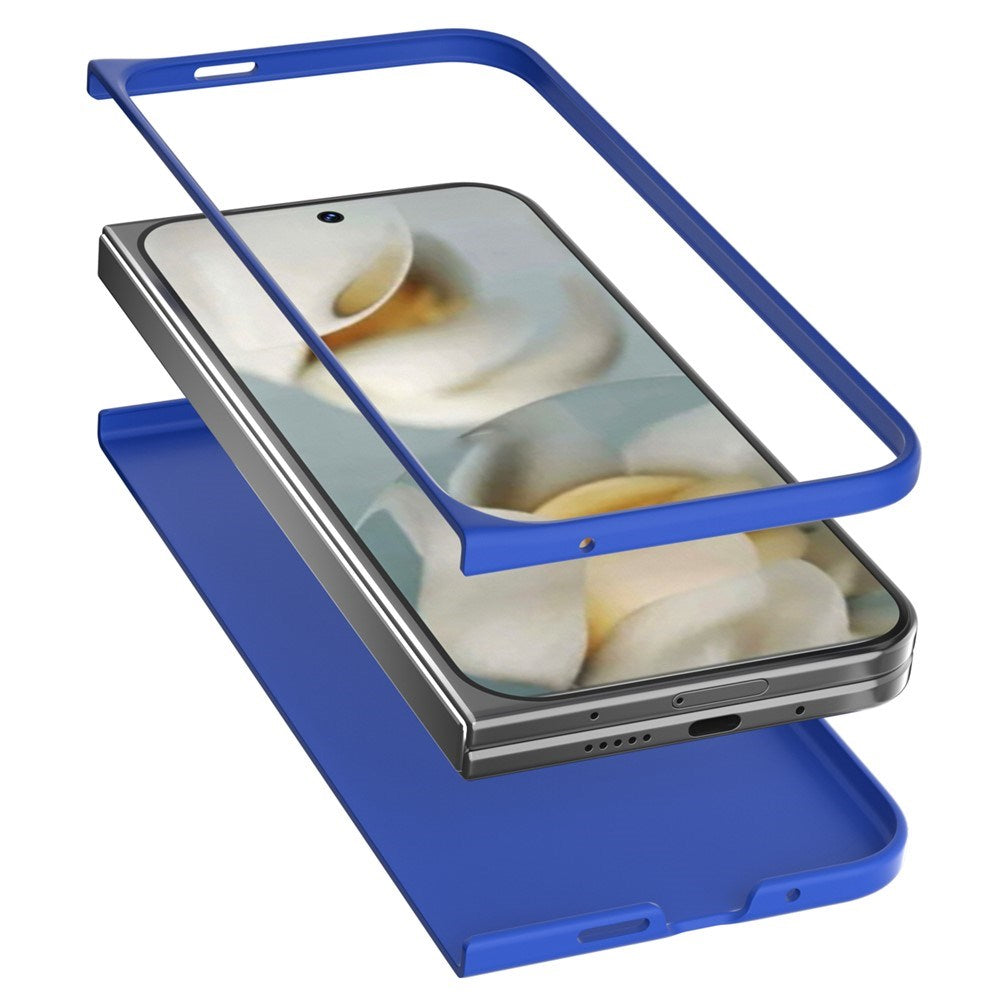 EIDERWOOD Google Pixel 10 Pro Fold Mat Hårdt Plastik Mobil Cover - Blå