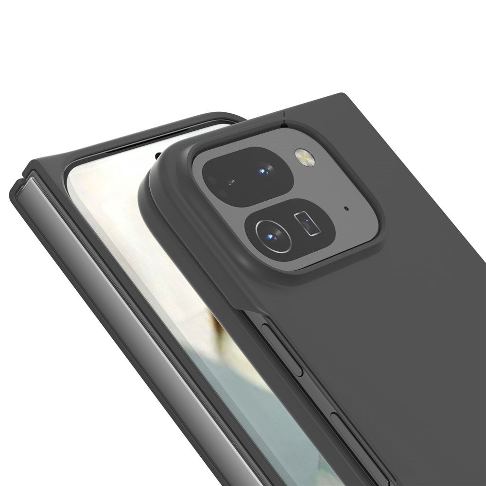 EIDERWOOD Google Pixel 10 Pro Fold Mat Hårdt Plastik Mobil Cover - Sort