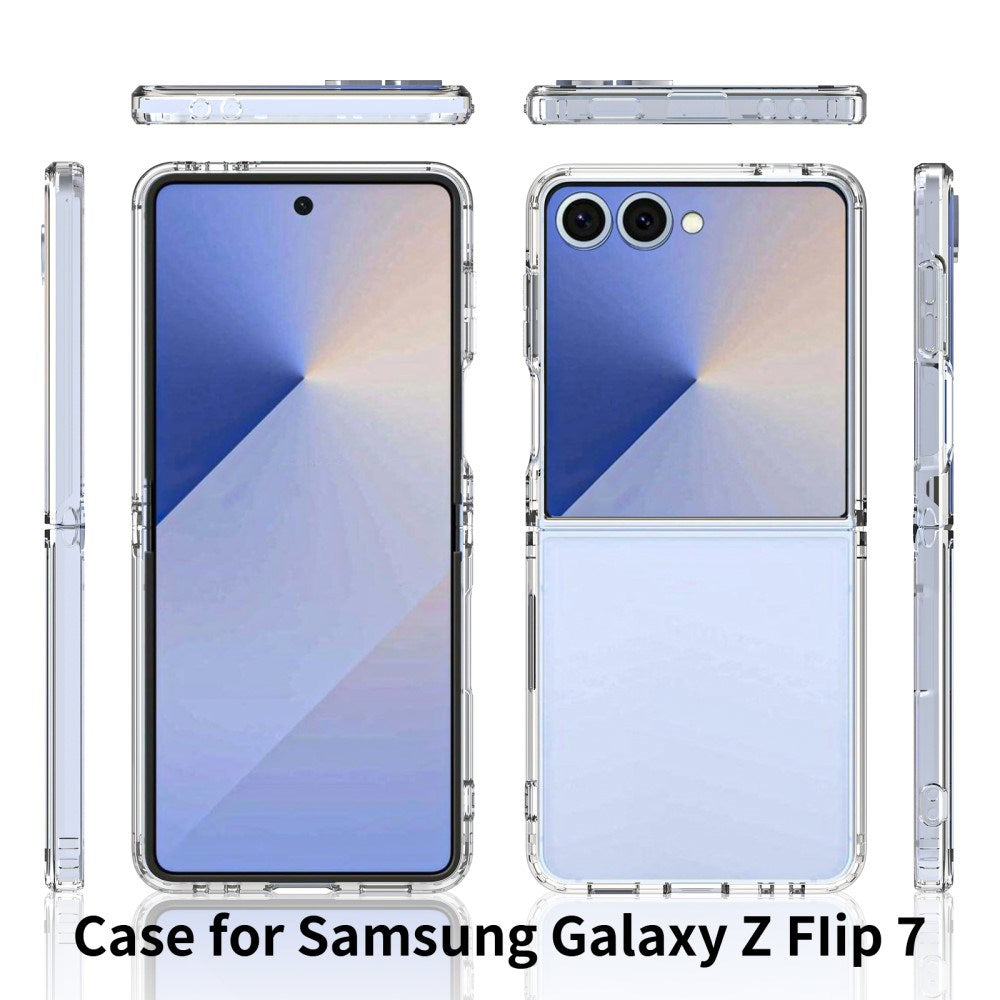 EIDERWOOD Samsung Galaxy Z Flip7 Hybrid Plastik Mobil Cover - Gennemsigtig