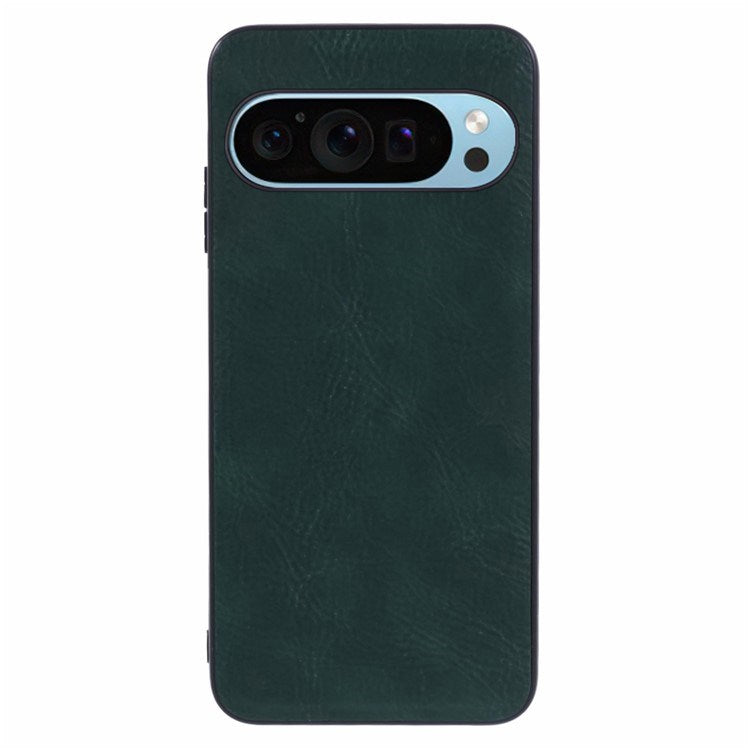 Google Pixel 10 / 10 Pro - EIDERWOOD Kunstlæderbelagt Plastik Cover - Grøn