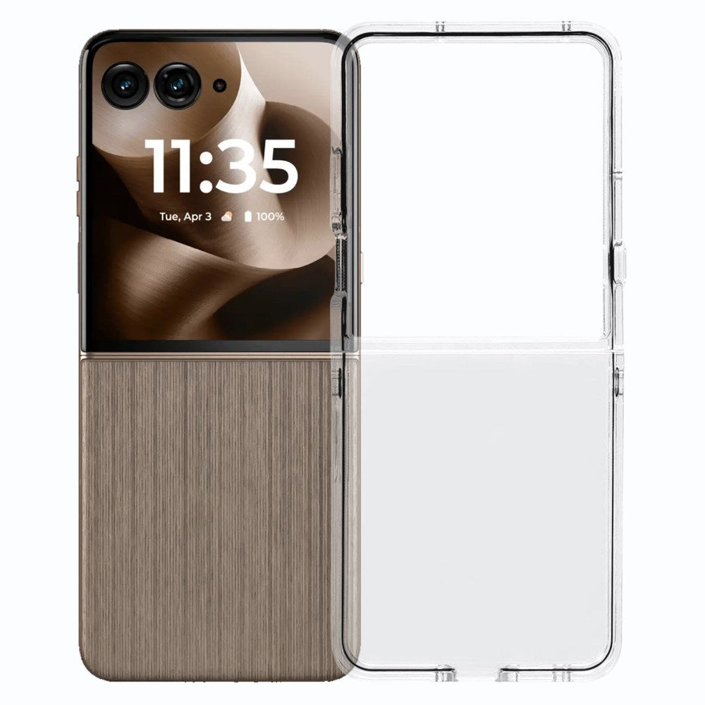 EIDERWOOD Motorola Razr 70 Ultra / Razr 60 Ultra Hårdt Plastik Mobil Cover - Gennemsigtig