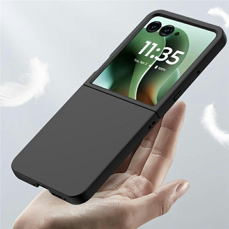 Motorola Razr 60 Ultra - EIDERWOOD Hårdt Plastik Cover - Sort