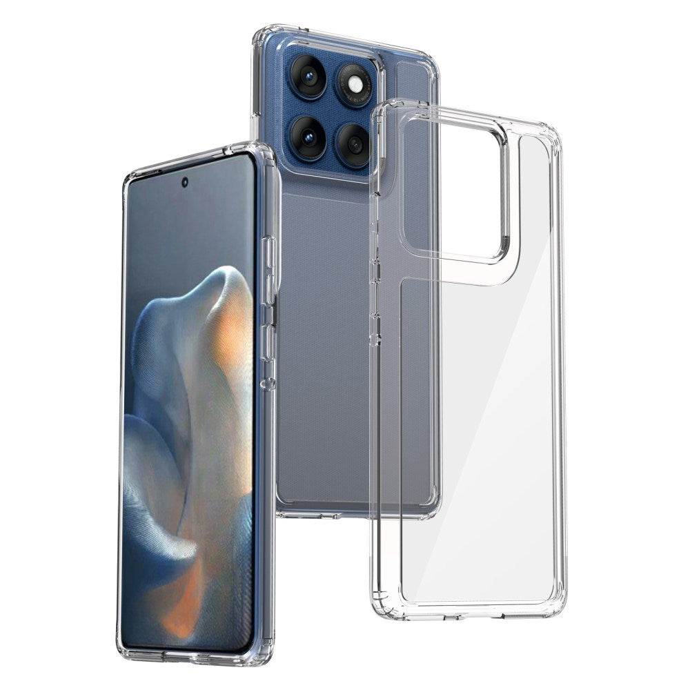 EIDERWOOD Motorola Edge 60 / Edge 60 Fusion Hybrid Plastik Mobil Cover - Gennemsigtig