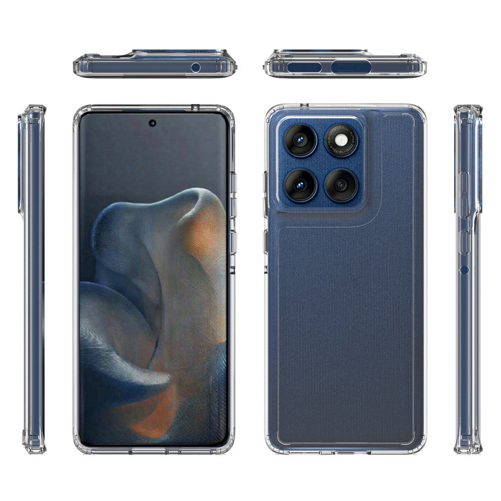 EIDERWOOD Motorola Edge 60 / Edge 60 Fusion Hybrid Plastik Mobil Cover - Gennemsigtig