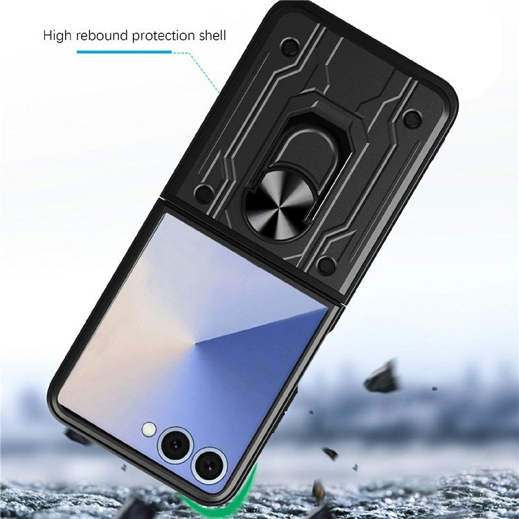 Samsung Galaxy Z Flip7 - EIDERWOOD Hybrid Håndværker Cover m. Kickstand - Hvid
