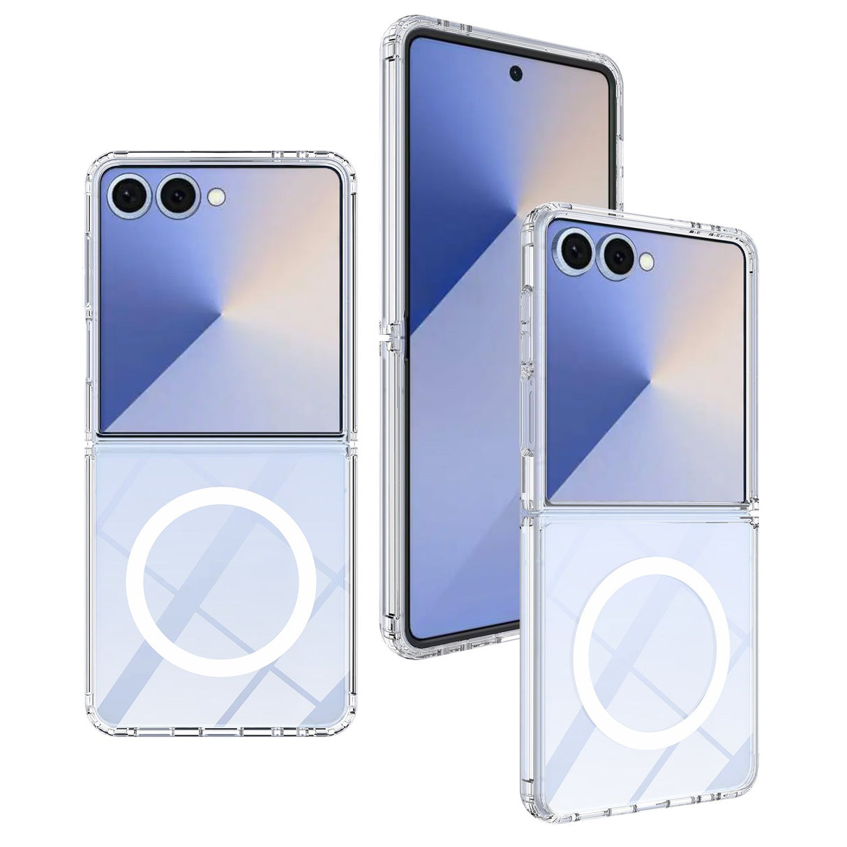 Samsung Galaxy Z Flip7 - EIDERWOOD Hybrid Plastik Cover - MagSafe Kompatibel - Gennemsigtig