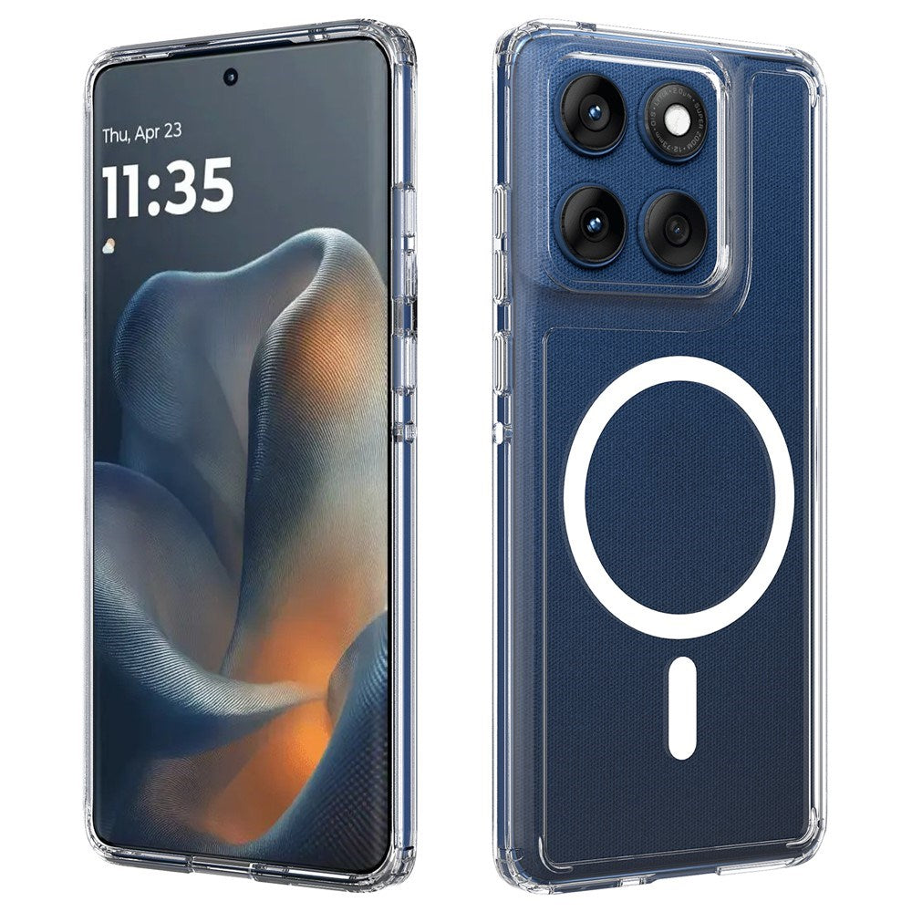 EIDERWOOD Motorola Edge 60s / Edge 60 Fusion / Edge 60 Cover - MagSafe Kompatibel - Gennemsigtig