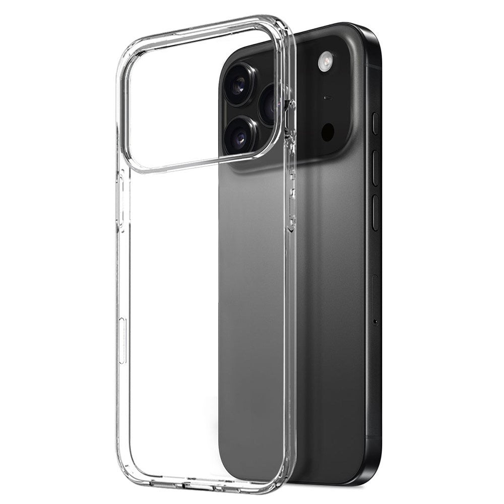 iPhone 17 Pro - NORTHJO 3-i-1 Beskyttelsessæt m. Fleksibelt Plastik Cover / Hærdet Skærmbeskyttelsesglas / Kameralinsebeskyttelsesglas - Gennemsigtig