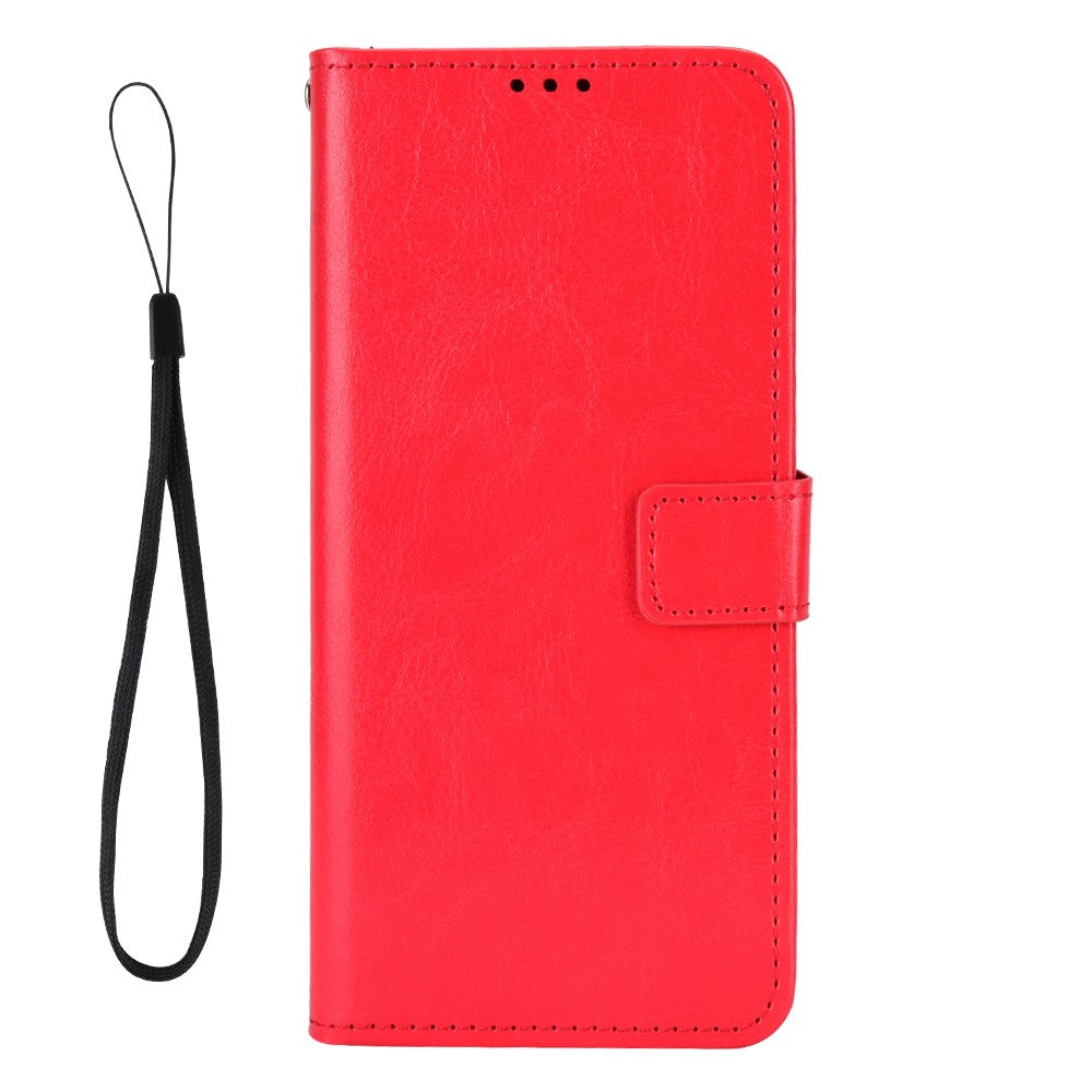 OnePlus Nord 5 - EIDERWOOD Kunstlæder Flip Cover m. Strop - Rød