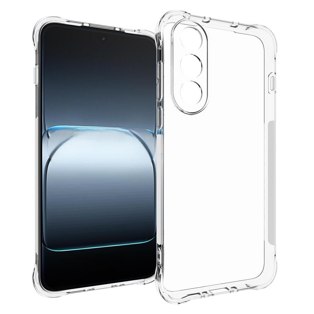 OnePlus Nord 5 - Plastik Cover m. Stødabsorberende Hjørner - Gennemsigtig