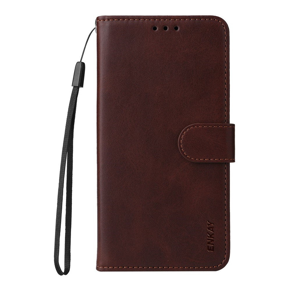 EIDERWOOD iPhone 17 Pro Max Kunstlæder Flip Cover - inkl. Skærmbeskyttelse - Brun
