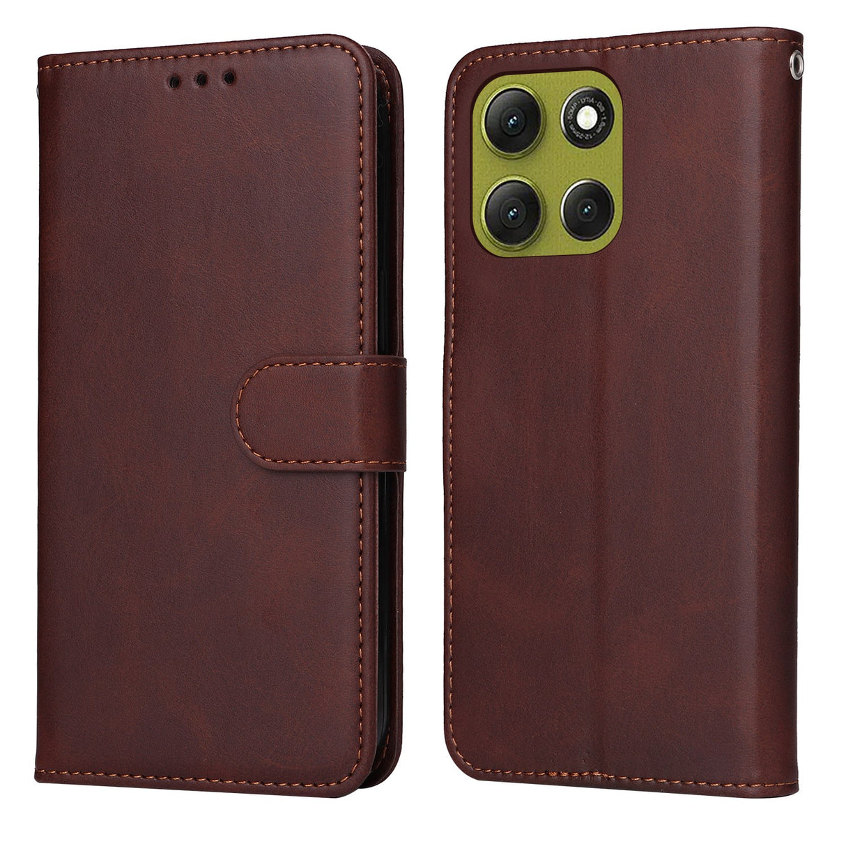 Motorola Moto G86 / G86 Power - EIDERWOOD Kunstlæder Flip Cover m. Strop - Brun