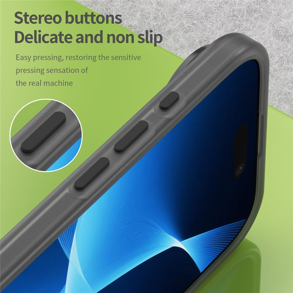 EIDERWOOD iPhone Air Hybrid Plast Mobil Cover - MagSafe Kompatibel - Mat Gennemsigtig / Sort