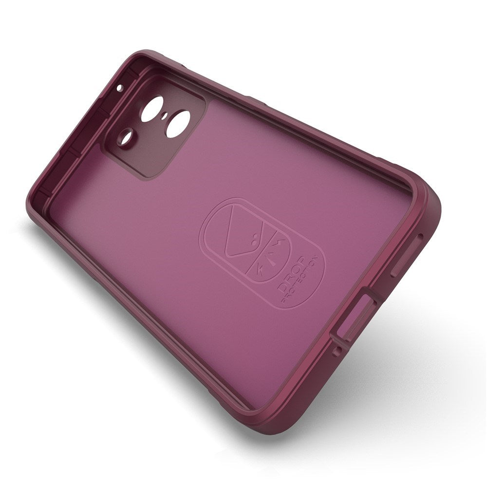 OnePlus Nord CE5 - EIDERWOOD Fleksibelt Plastik Cover - Mørkerød