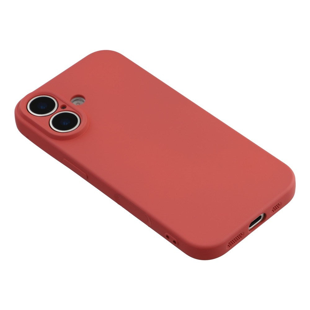 iPhone 17 - EIDERWOOD Foret Fleksibelt Plast Cover - Mørkerød