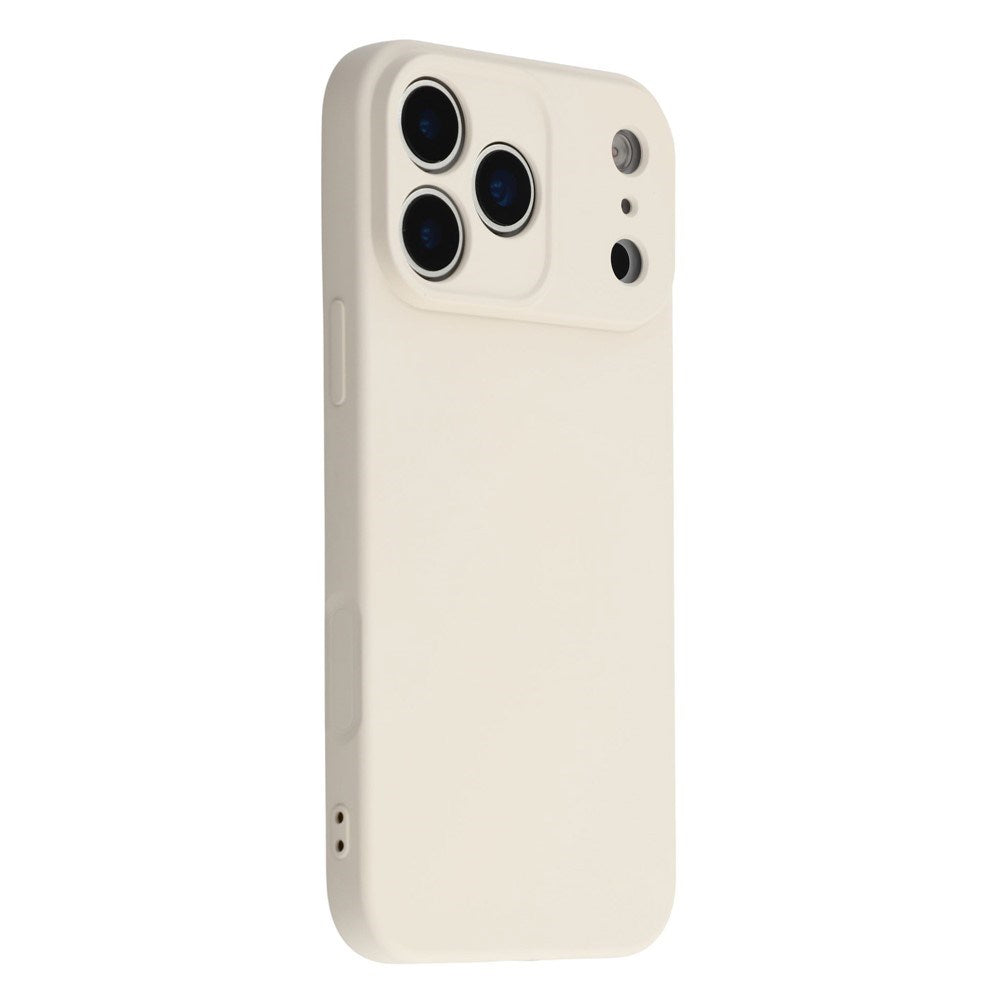 iPhone 17 Pro - EIDERWOOD Foret Fleksibelt Plast Cover - Beige