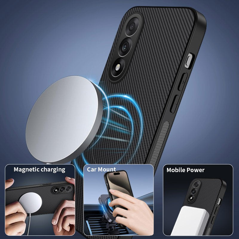 EIDERWOOD OnePlus Nord 5 Mønstret Carbon Mobil Cover - MagSafe Kompatibel - Lilla