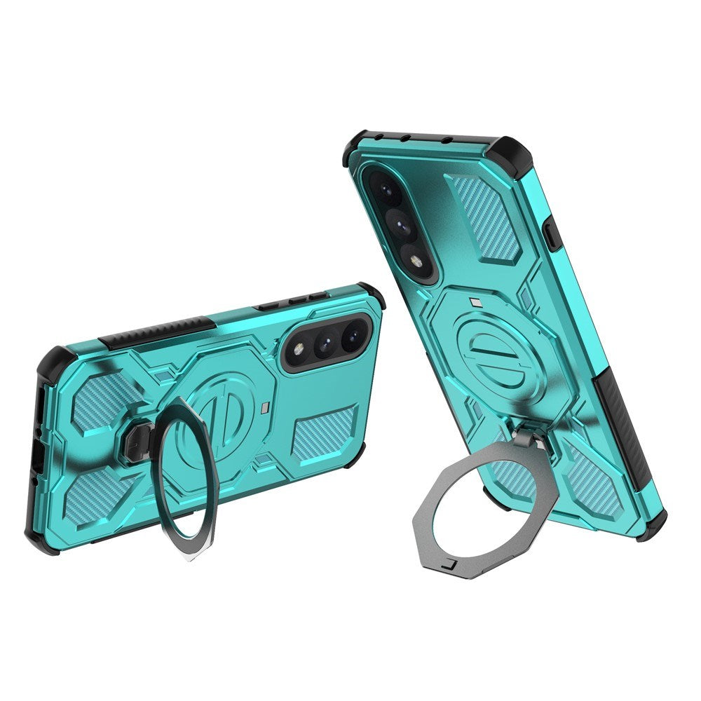 OnePlus Nord 5 - EIDERWOOD Hybrid Håndværker Cover m. Kickstand - MagSafe Kompatibel - Turkis
